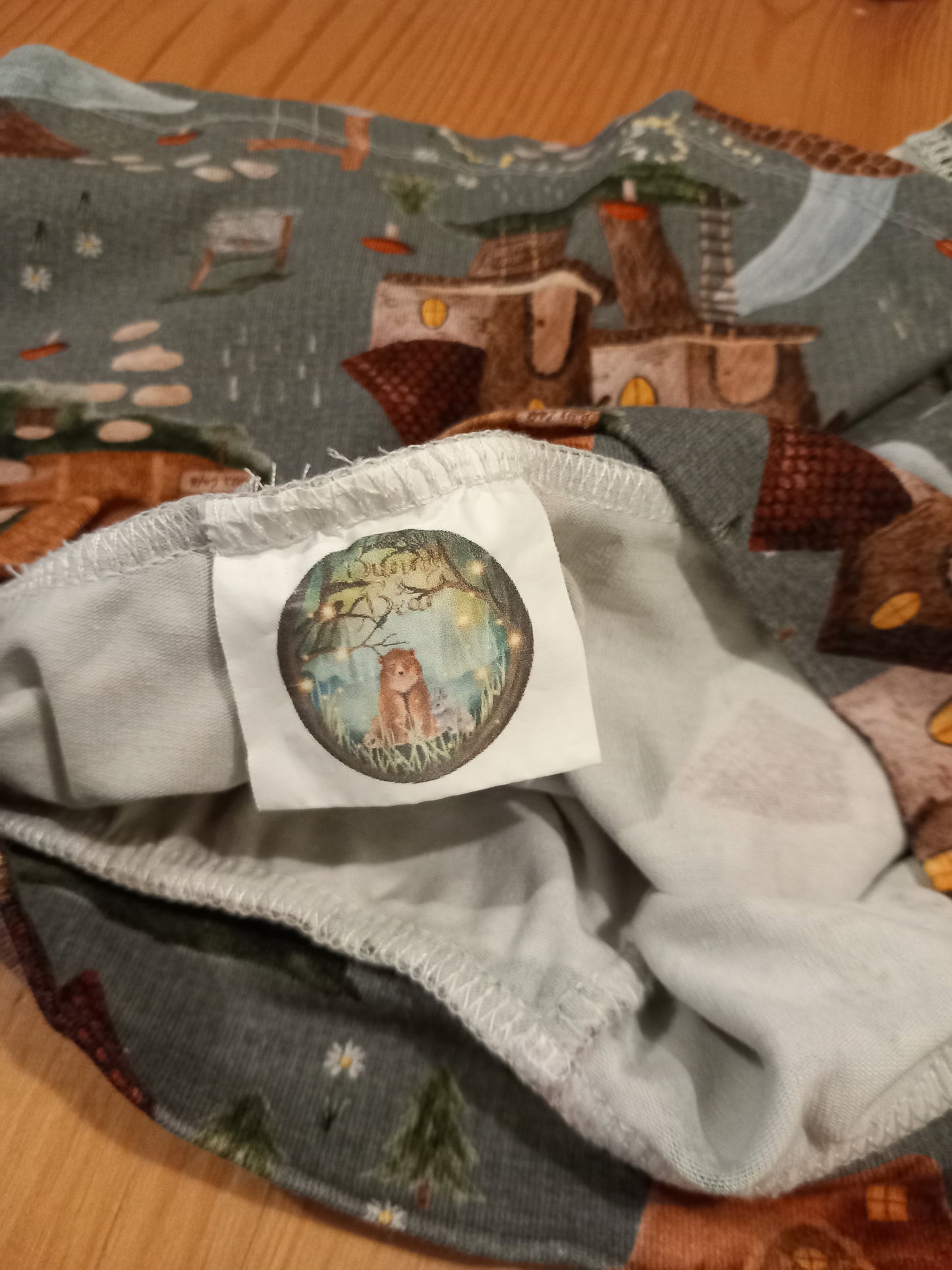 Handmade Wide Leg Fairy Garden Shorts - Girls 4-5 years - Bunny & Bear Clothing