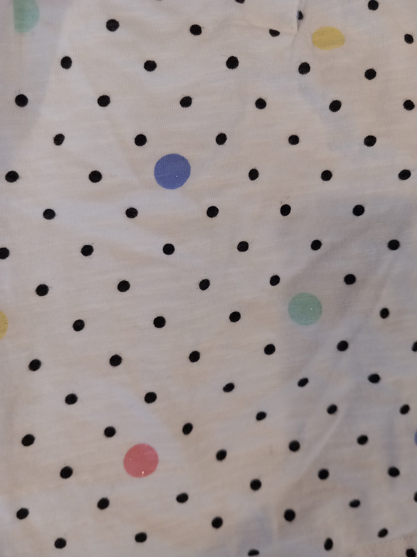 White Spotty Sleeveless Top - Girls 18-24 months - Mothercare