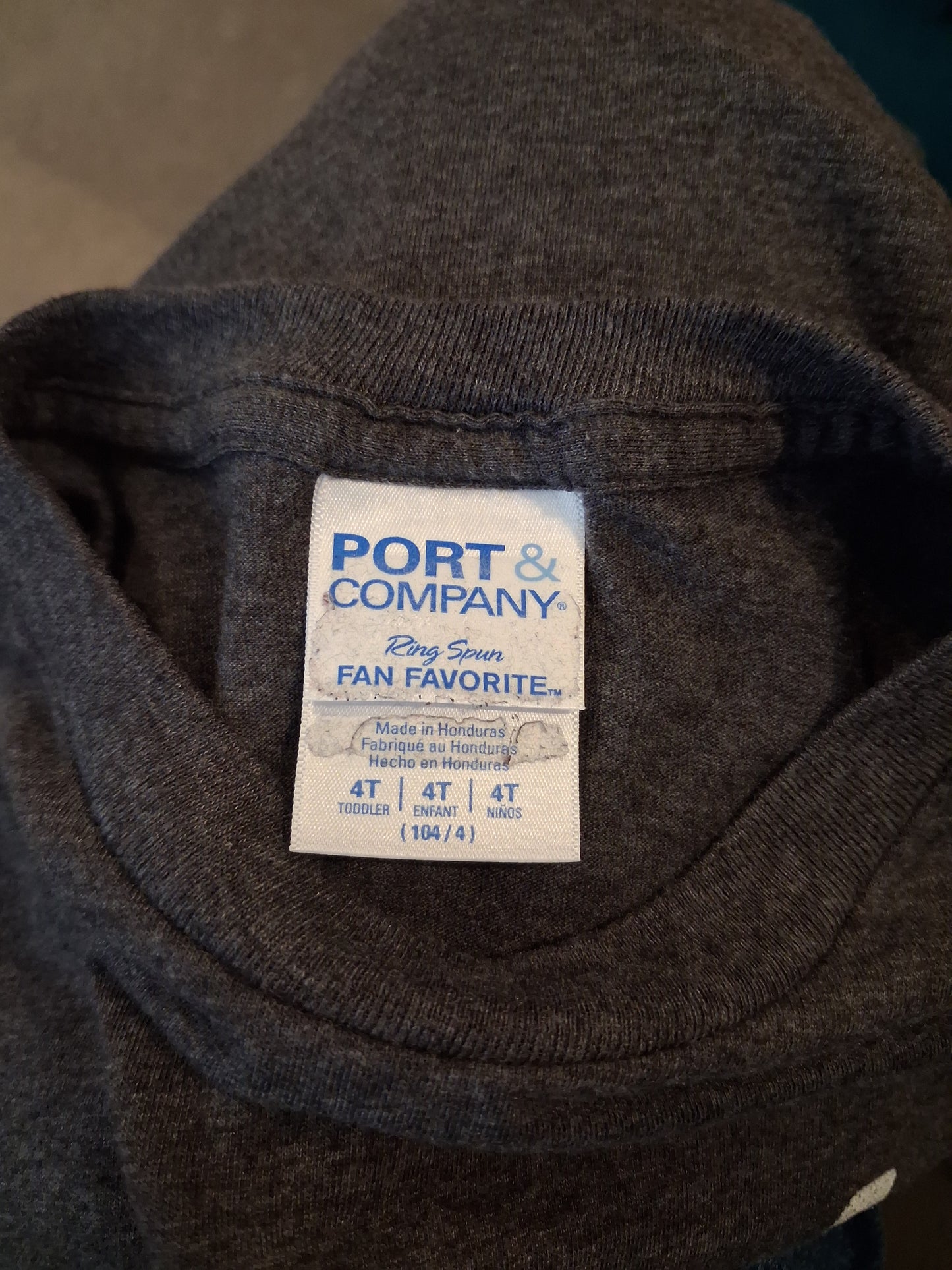 Grey 'I'm 4' Truck T-Shirt - Boys 4 years - Port & Company