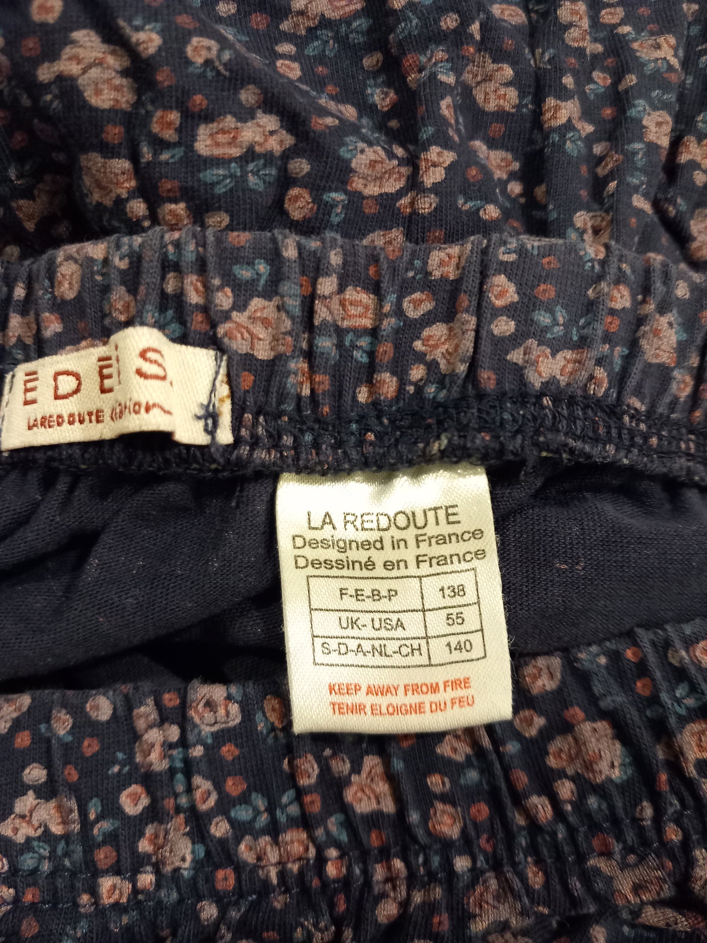 Layered Floral Skirt With Elasticated Waistband - Girls 10-11 years - La Redoute