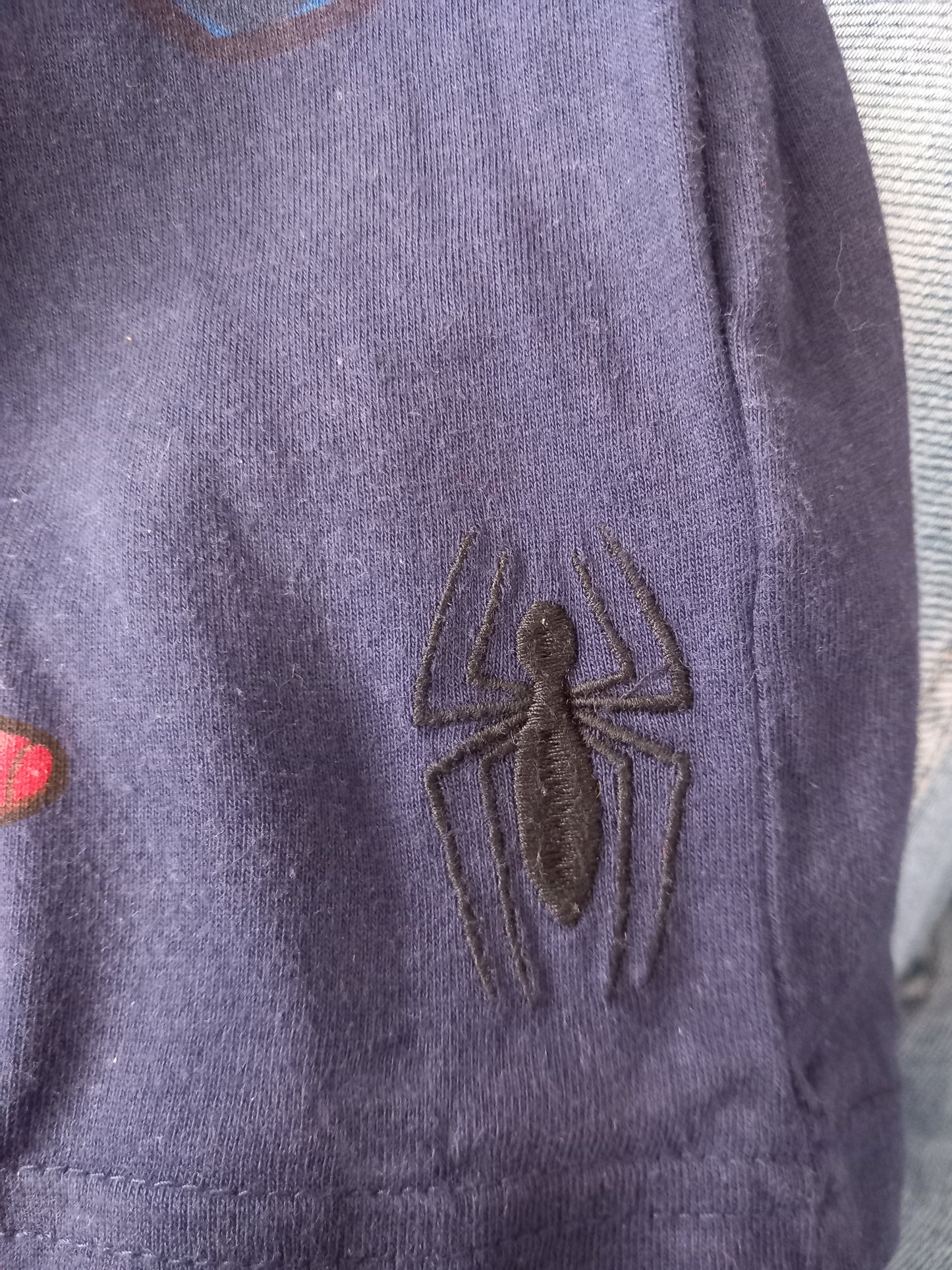 Navy Lightweight Spiderman Hoodie - Boys 7 years - Next