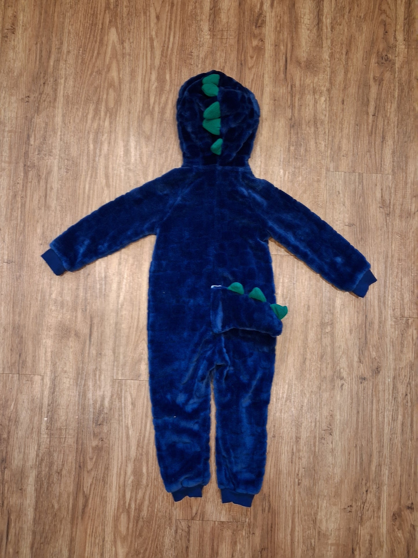 Furry Dinosaur Onesie With Removable Tail - Boys 18-24 months - Nutmeg