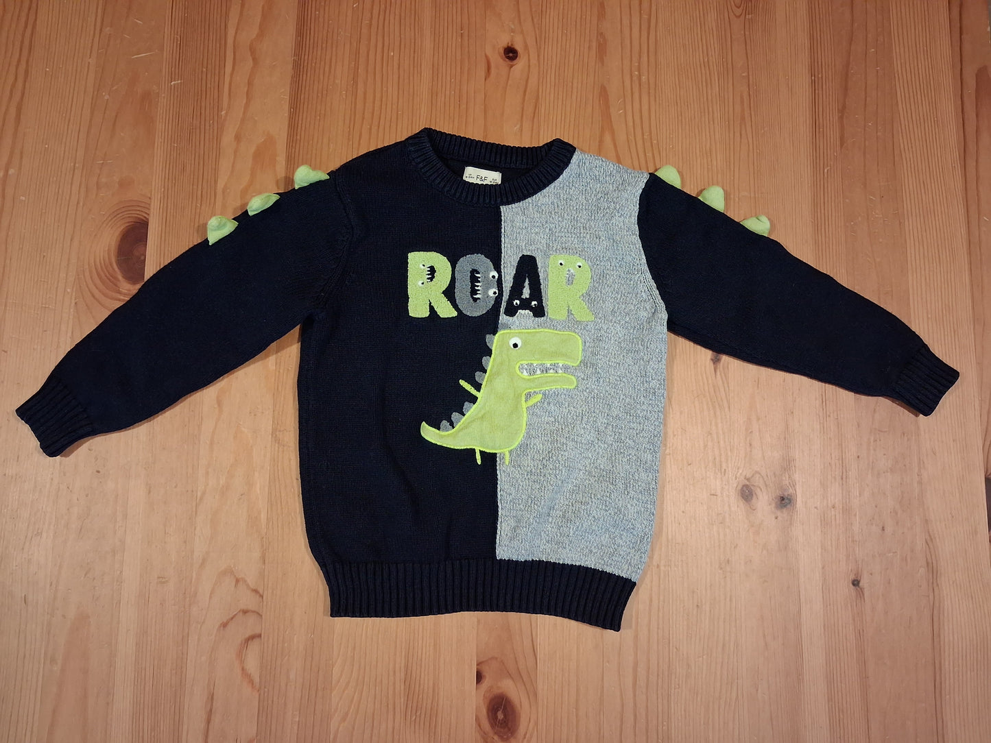 'Roar' Dinosaur Jumper - Boys 18-24 months - F&F