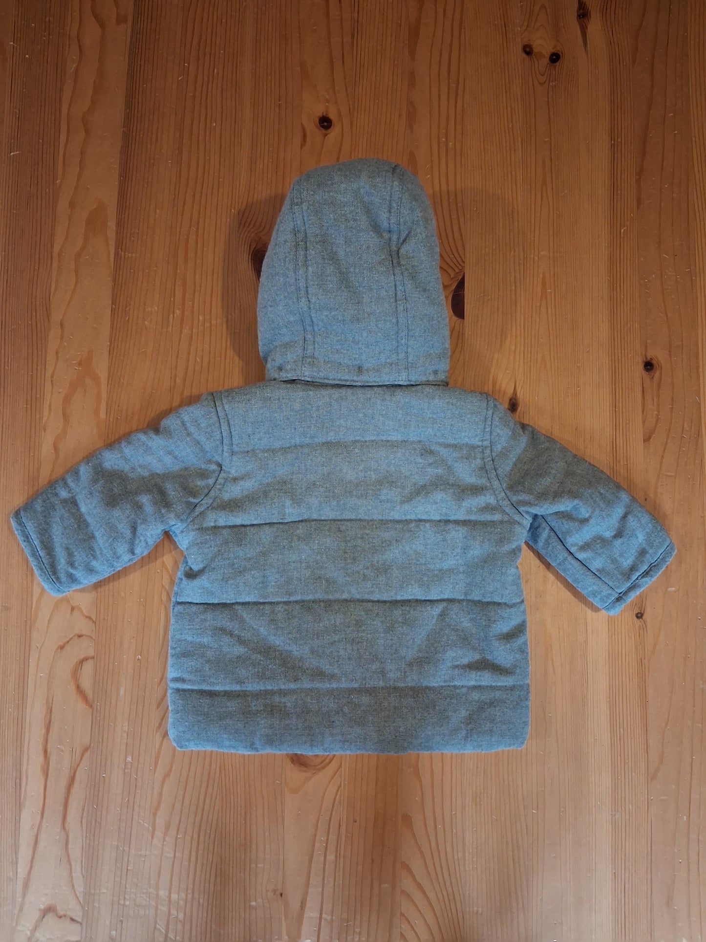 Grey Coat With Removable Hood - Boys 3-6 months - Baby Gap