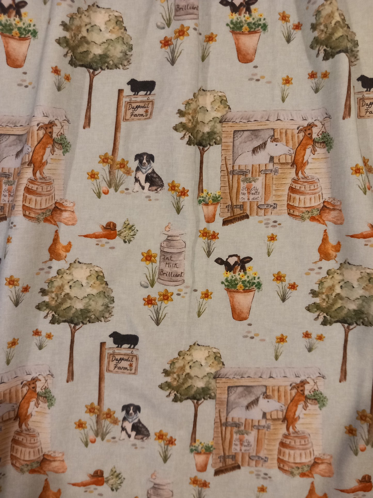 Handmade Farm Dress - Girls 4-5 years - Little J Clothing