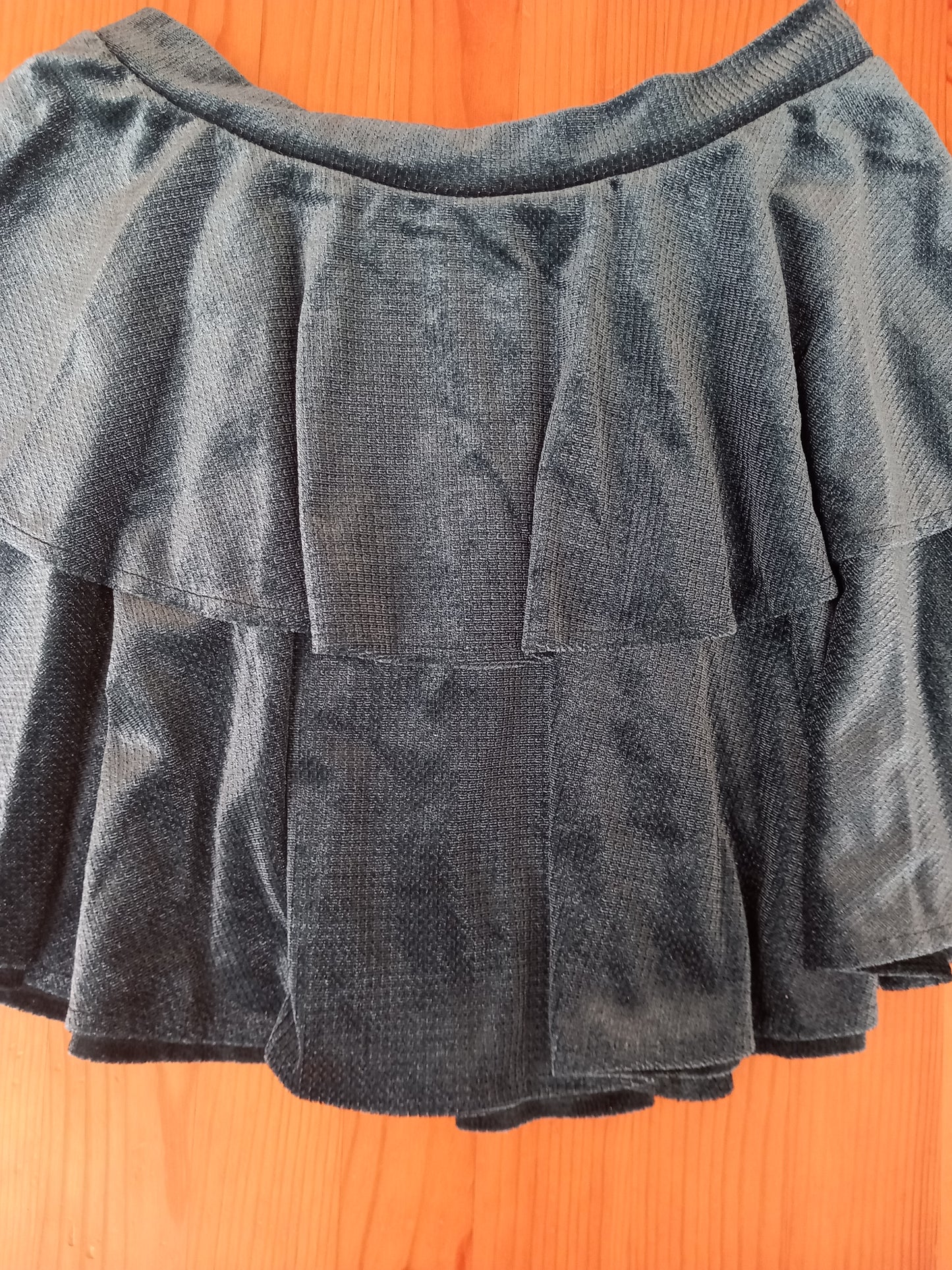 Dark Green Soft Feel Layered Skirt - Girls 11 years - Matalan