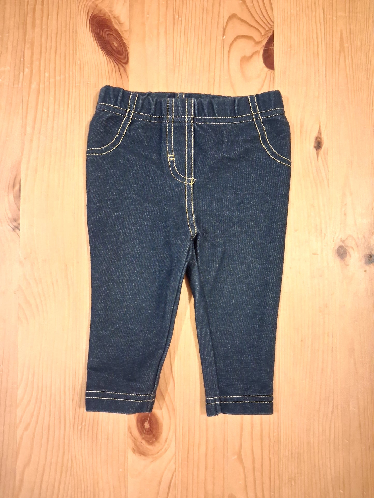 Dark Blue Jeggings - Girls 3-6 months - TU