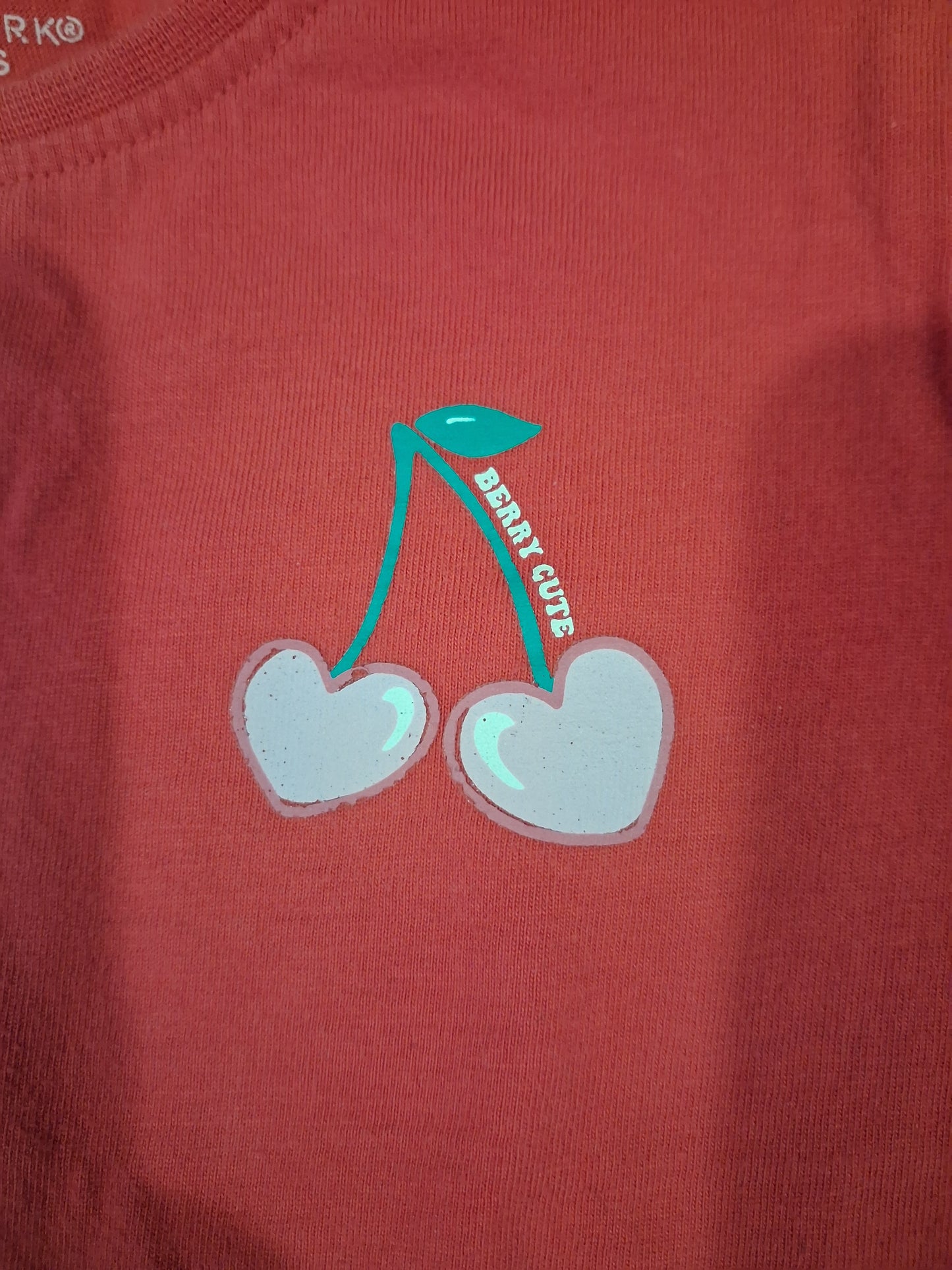 'Berry Cute' Short/Cropped T-Shirt - Girls 2-3 years - Primark