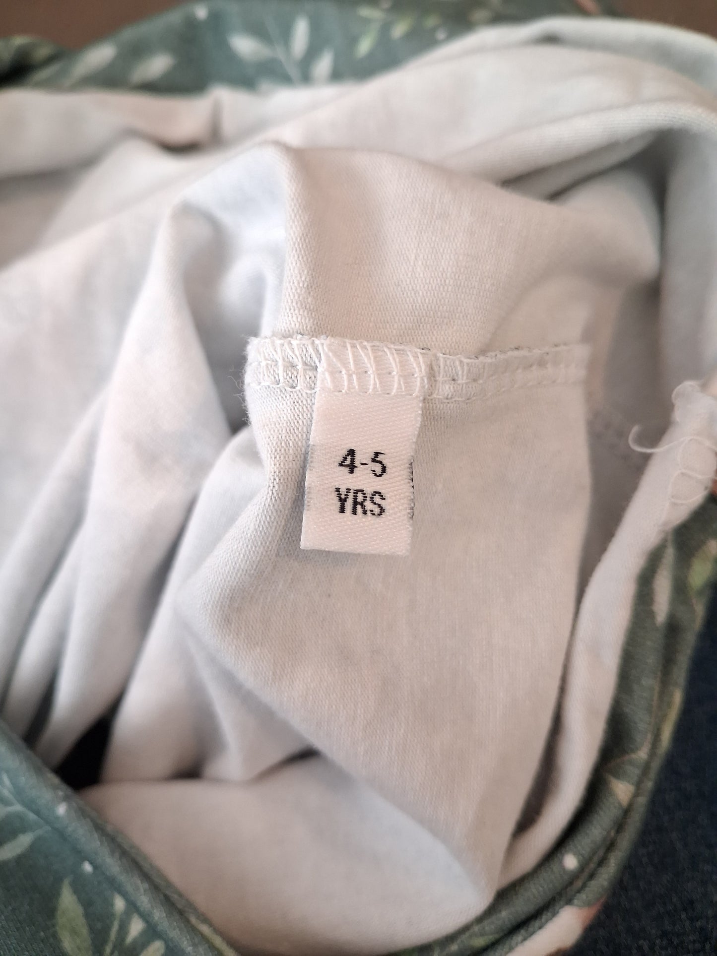 Handmade Deer & Nature Dungarees - Girls 4-5 years - Little J Clothing