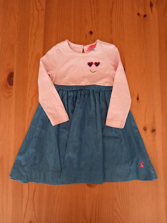 Sequined Sunglasses Dress - Girls 2 years - Joules