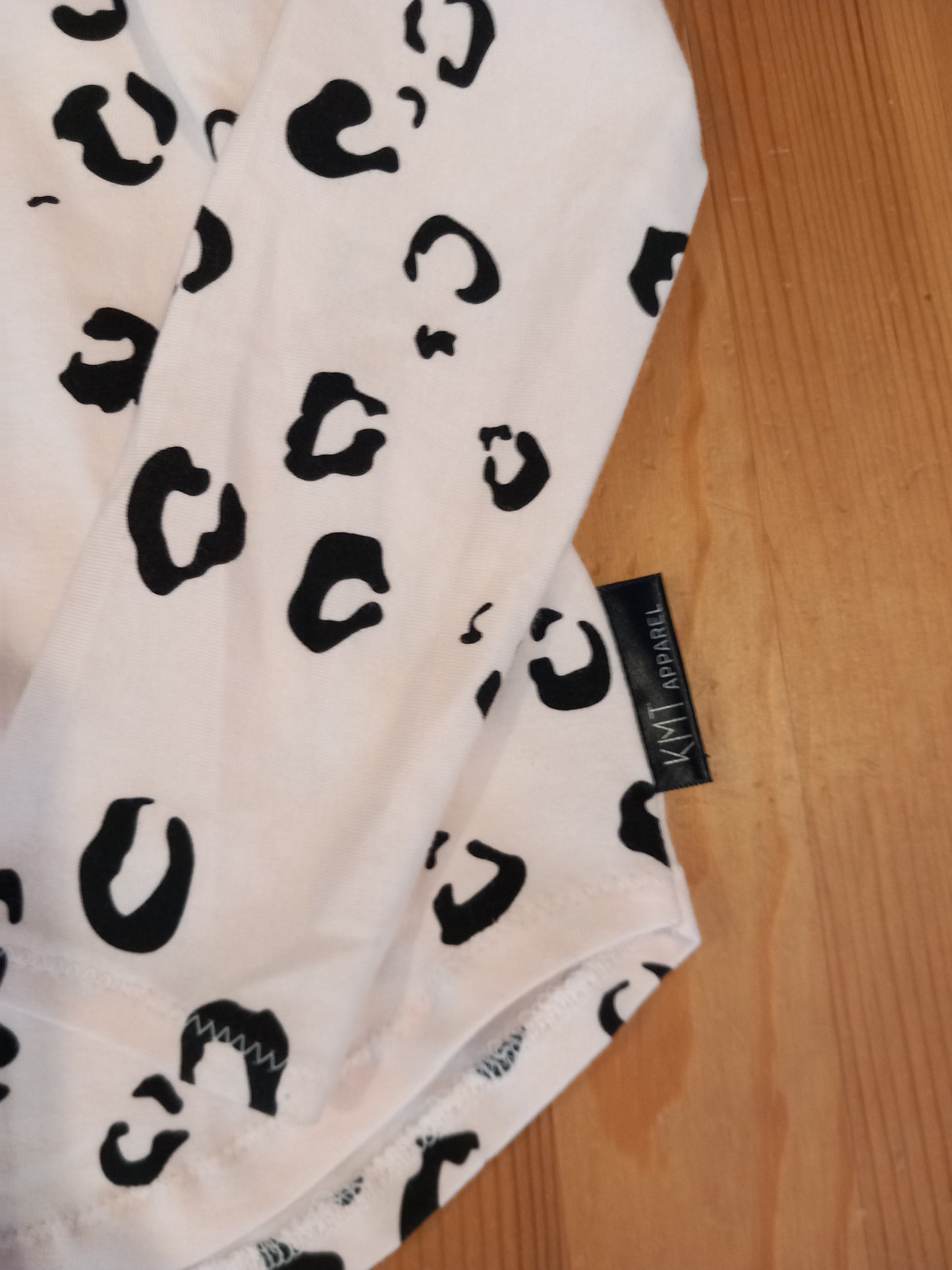 Handmade Animal Print Bow Back Top - Girls 3-4 years - KMT Apparel
