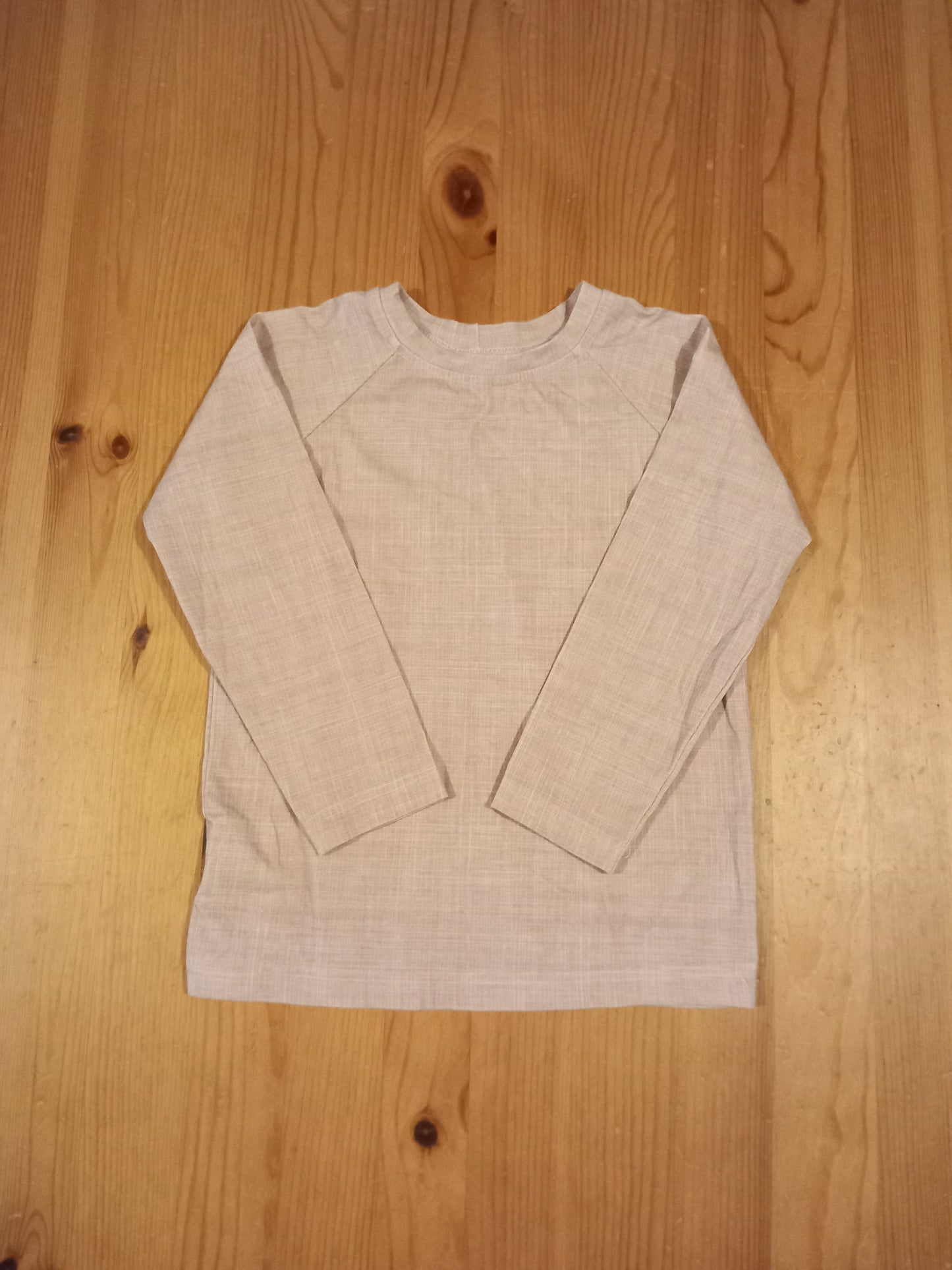 Handmade Light Pink Nature Pinafore Dress & Long Sleeve Top Set - Girls 4-5 years - Little Stitch & Me