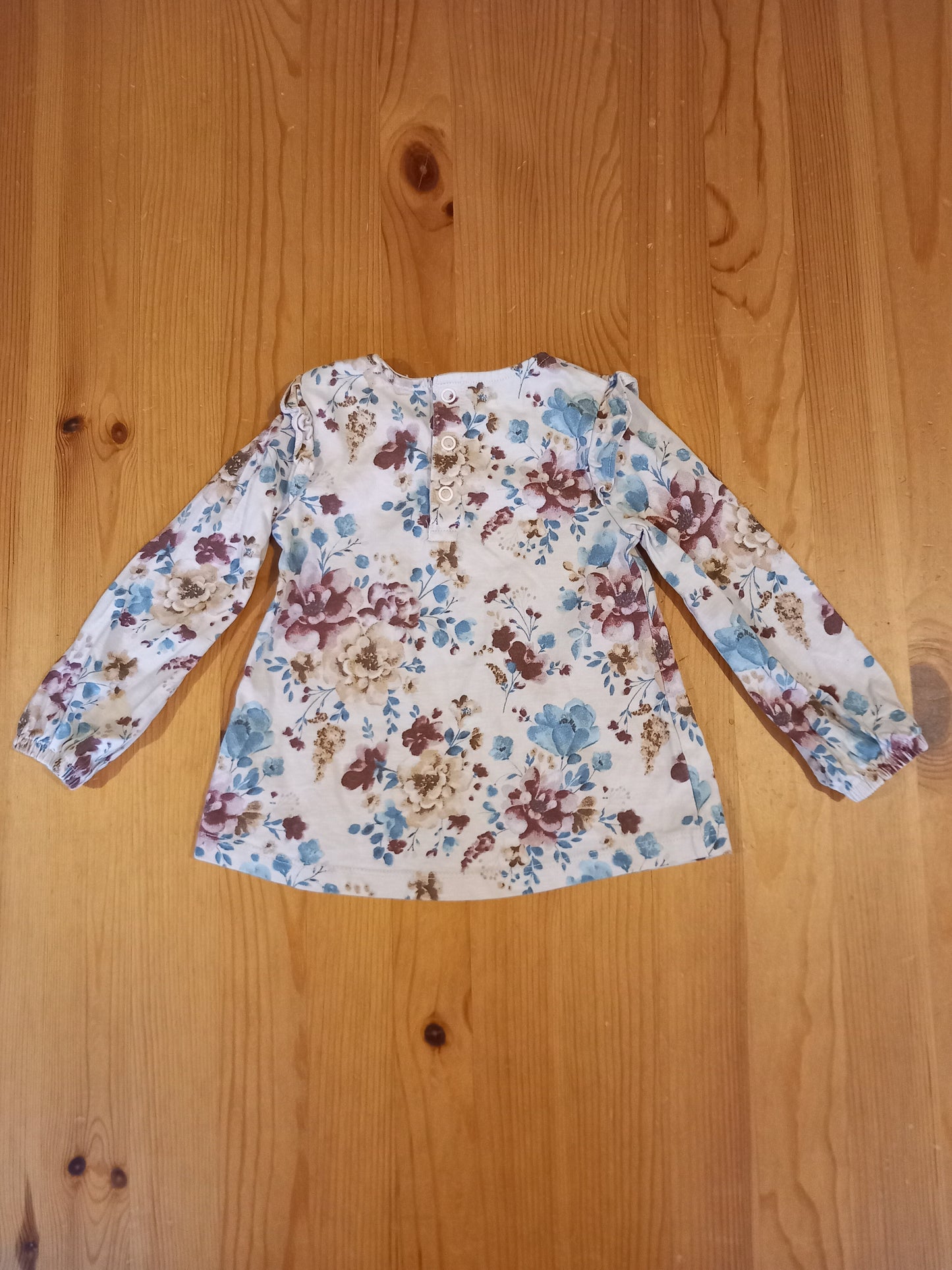 Floral Long Sleeve Top - Girls 9-12 months - TU