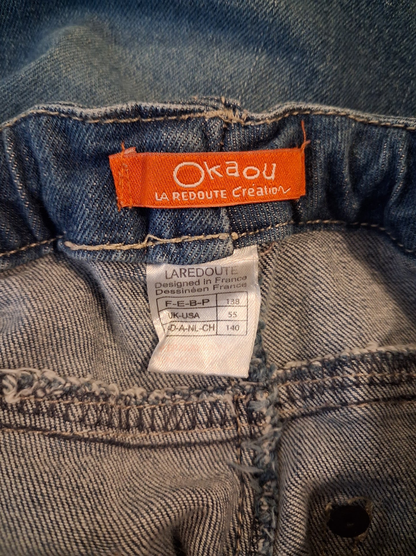 Embroidered Jeans - Girls 10-11 years - La Redoute