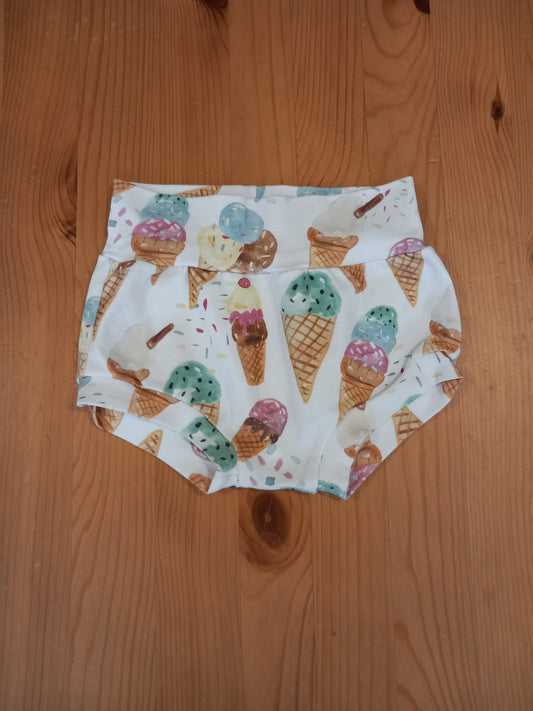 Handmade Ice Cream Shorts - Girls 3-4 years - Little J Clothing