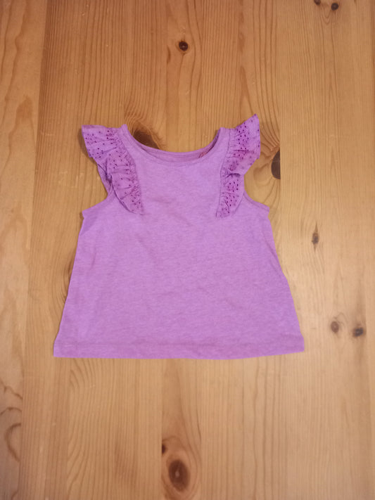 Purple Sleeveless Top - Girls 6-9 months - Next