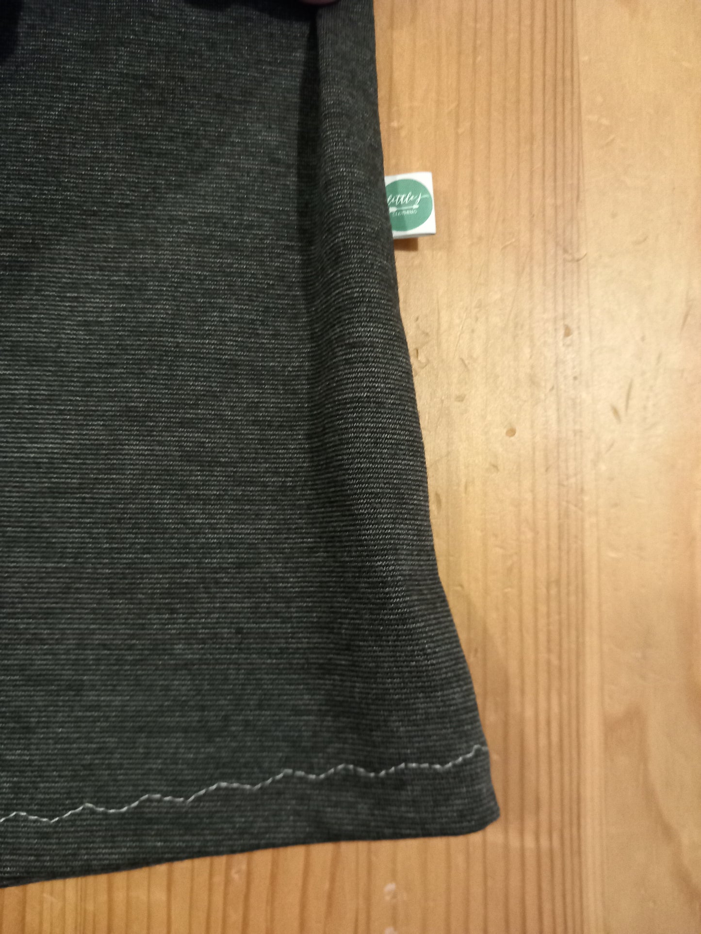 Handmade Grey Pinafore Dress - Girls 3-4 years - Little J Clothing