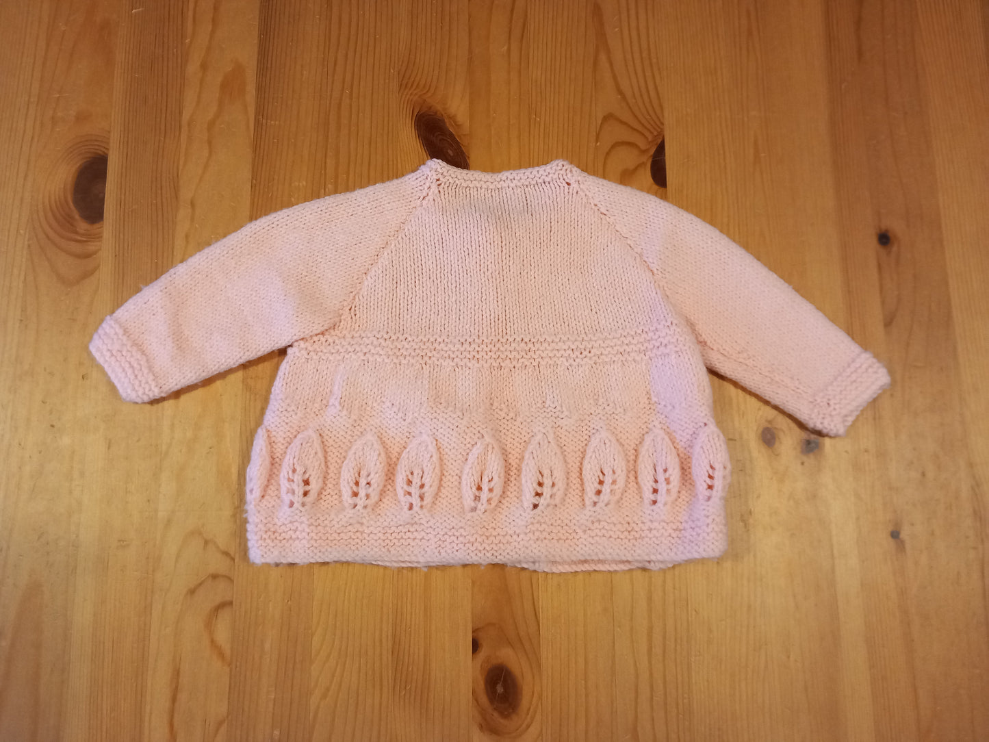 Pink Handmade Cardigan - Girls 12-18 months - No Label