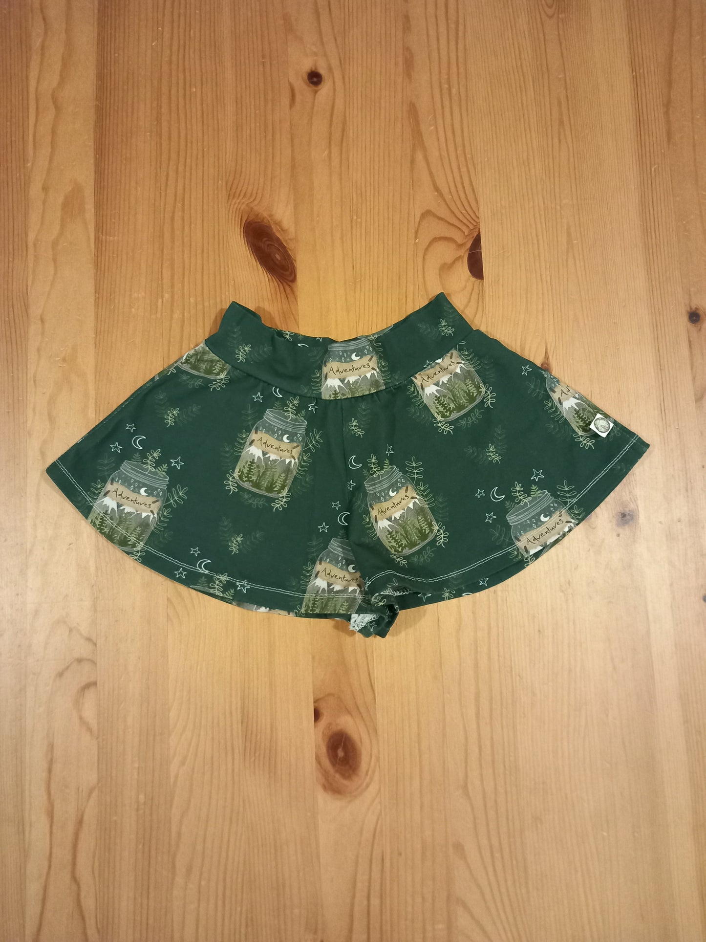 Handmade Wide Leg 'Adventures' Shorts - Girls 4-5 years - Bunny & Bear Clothing