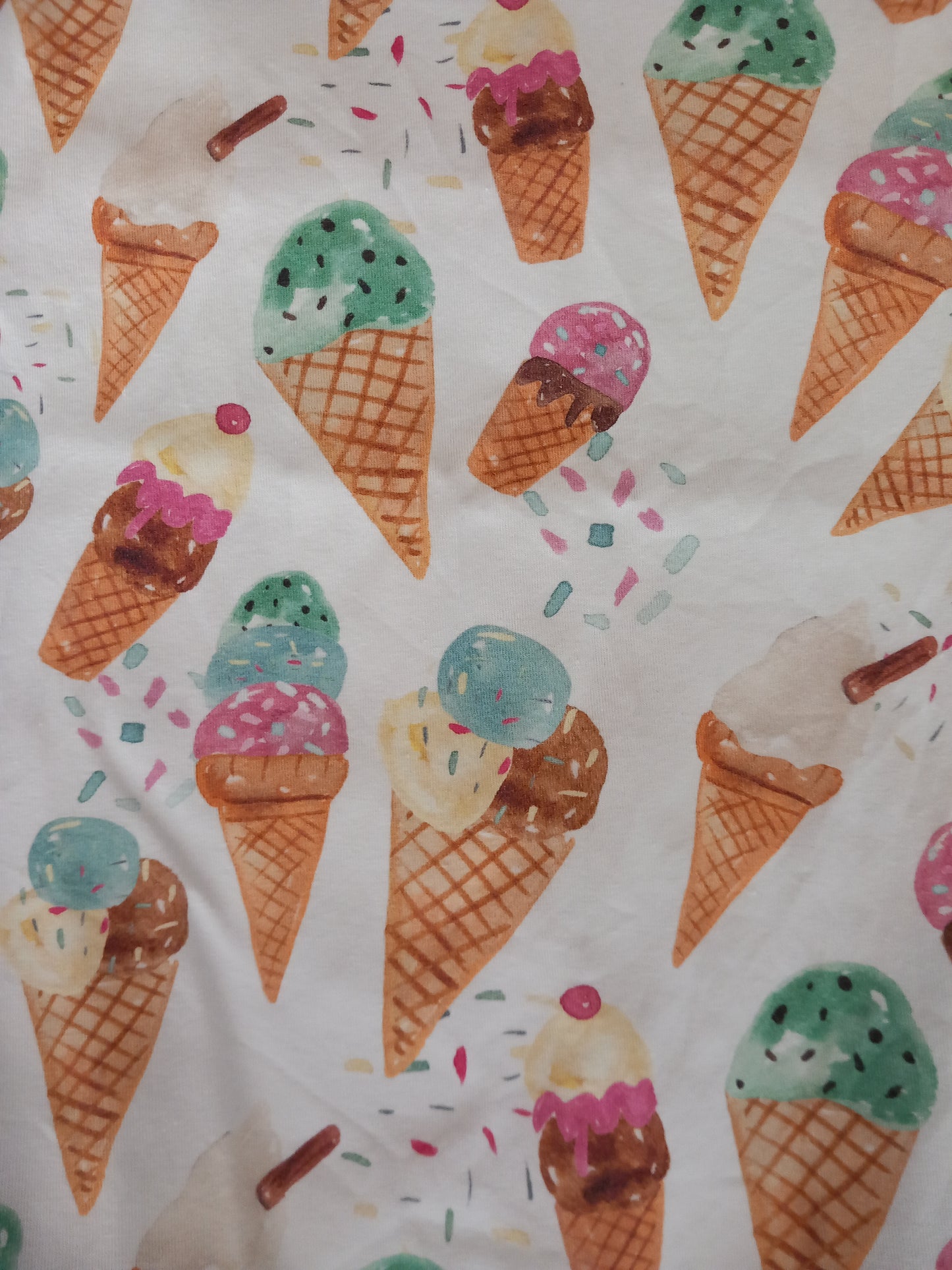 Handmade Ice Creams Romper - Girls 3-4 years - Little J Clothing