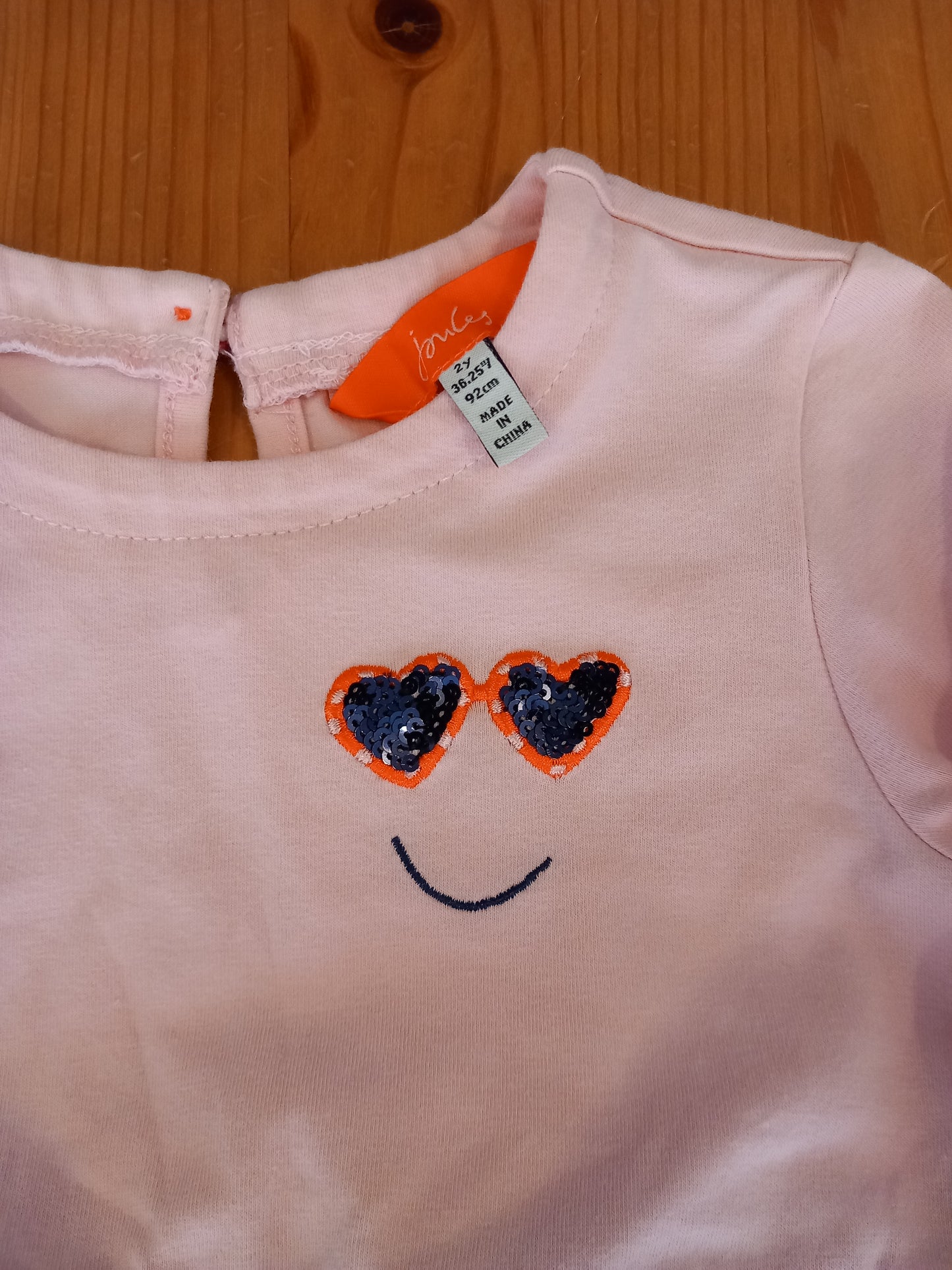 Sequined Sunglasses Dress - Girls 2 years - Joules