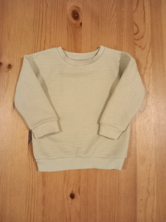 Beige Ribbed Style Sweatshirt - Boys 18-24 months - Primark