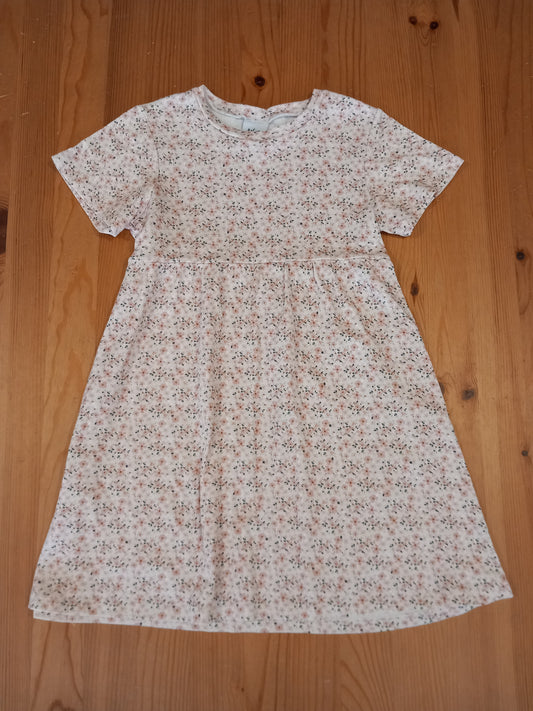 Handmade Light Pink Floral Dress - Girls 5-6 years - Rose & Guy