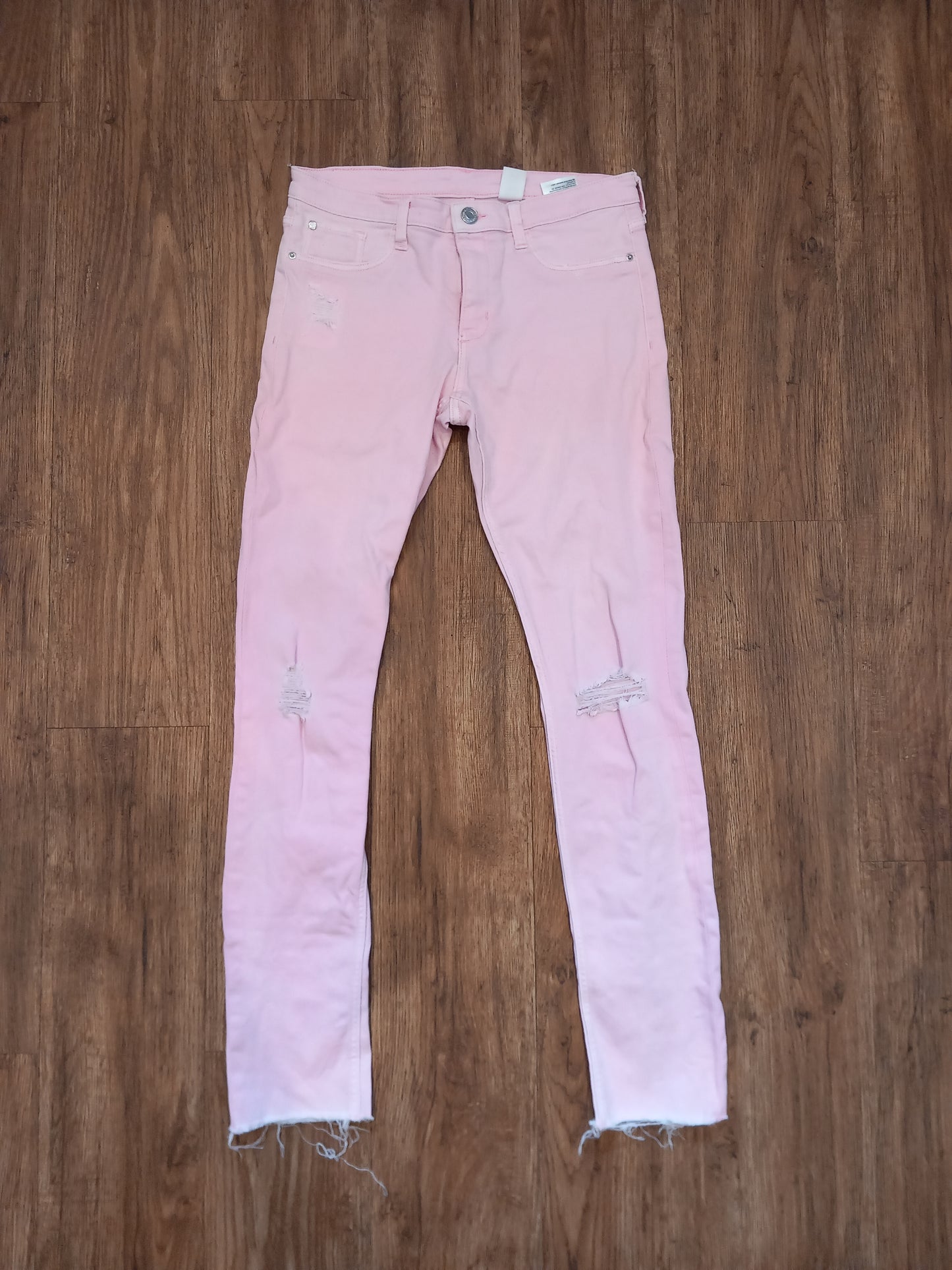 Pink Distressed Look Jeans - Girls 13-14 years - H&M