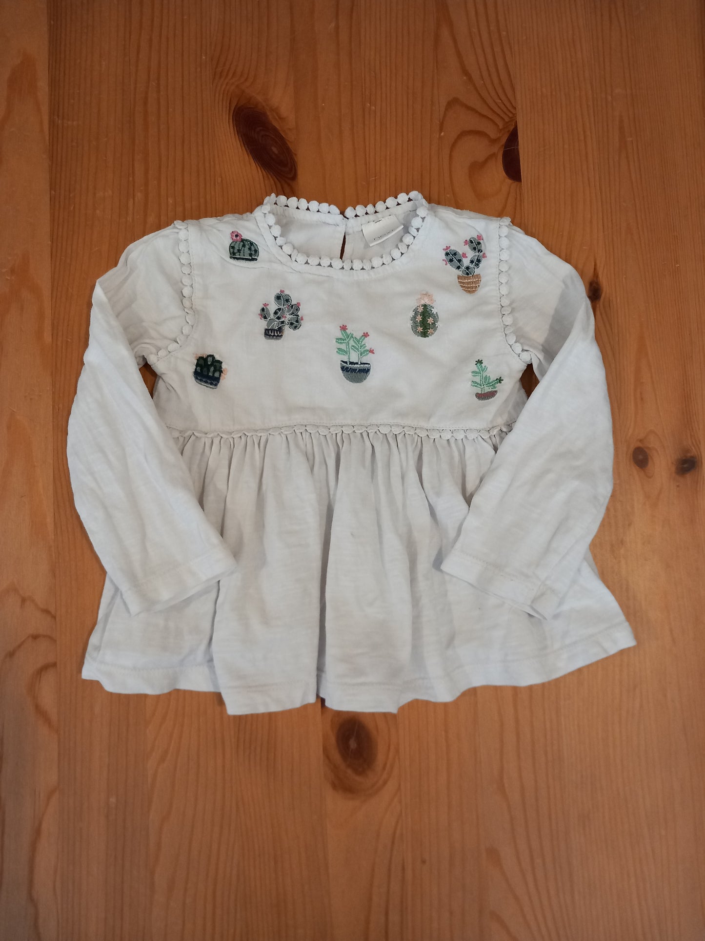 Long Sleeve Cactus Top - Girls 12-18 months - Next