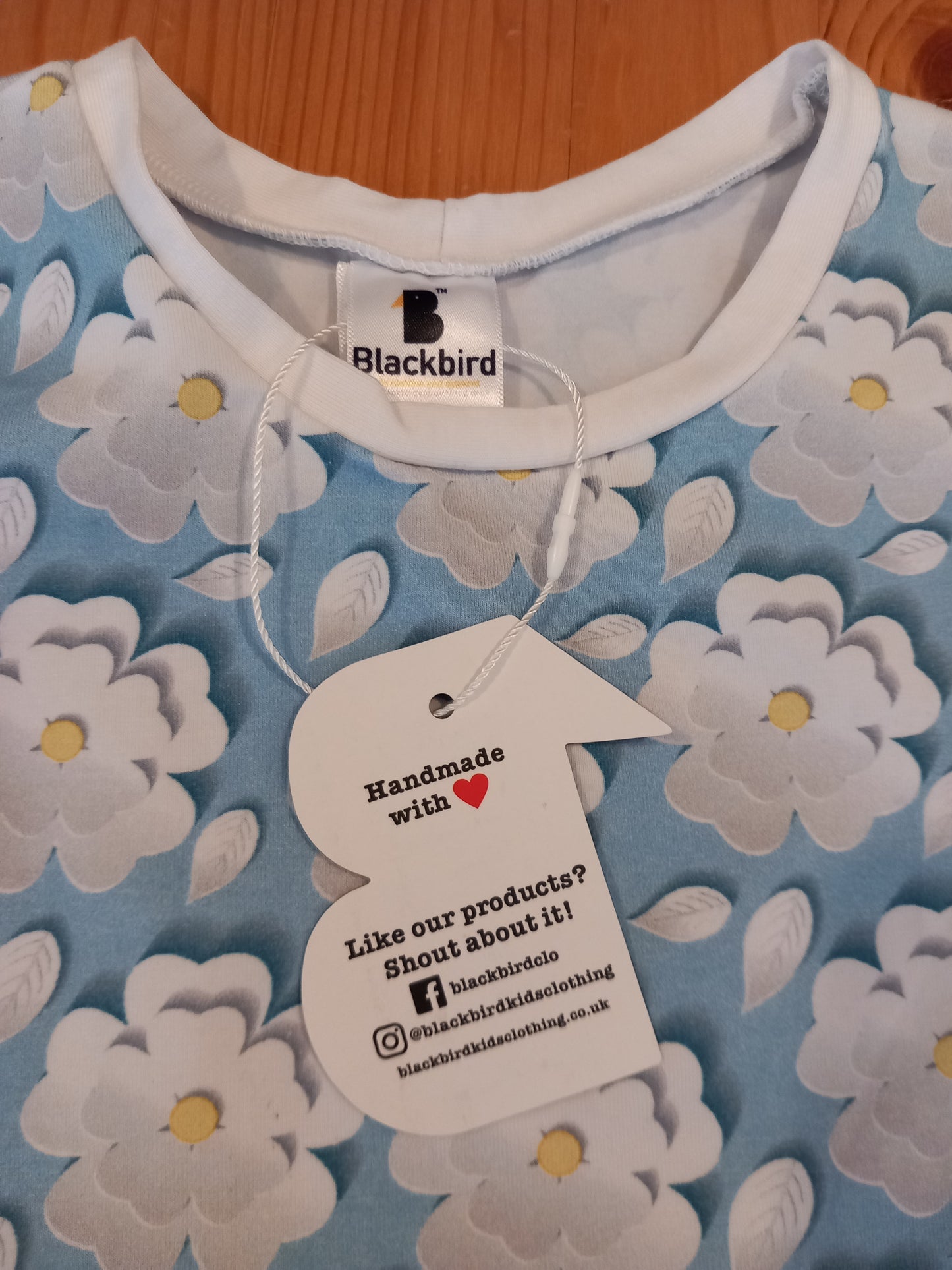 Handmade Floral Top (BNWT) - Girls 2-3 years - Blackbird Kids Clothing