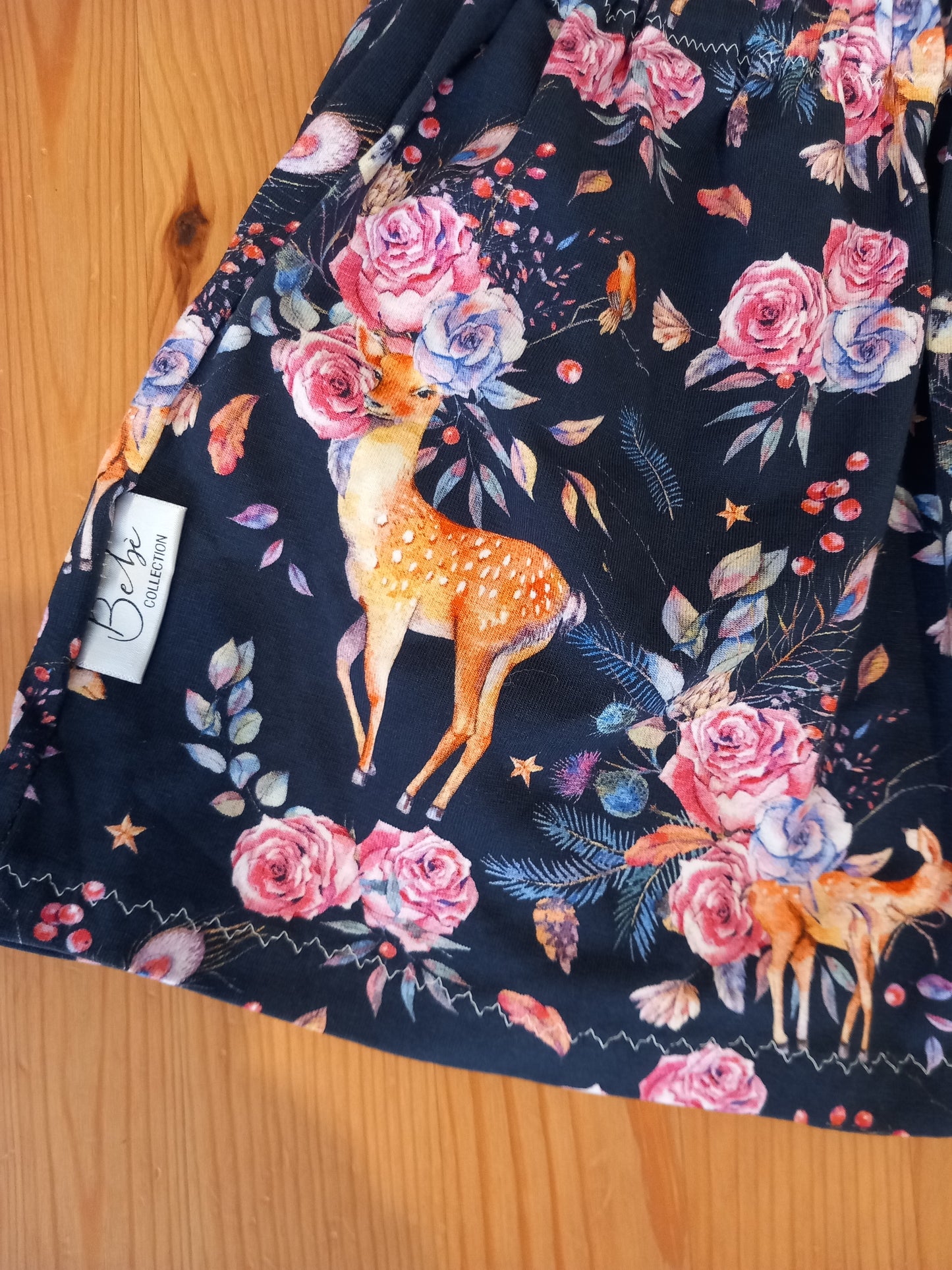 Handmade Deer & Flowers Skirt - Girls 3-4 years - Bebè Collection