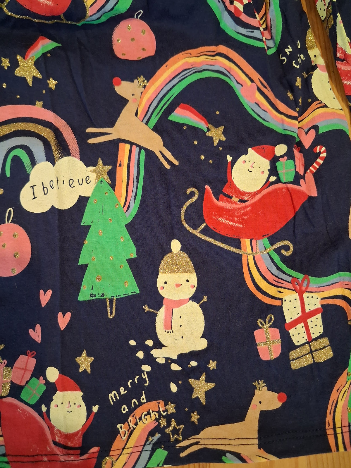 Glittery Christmas Dress - Girls 5-6 years - George