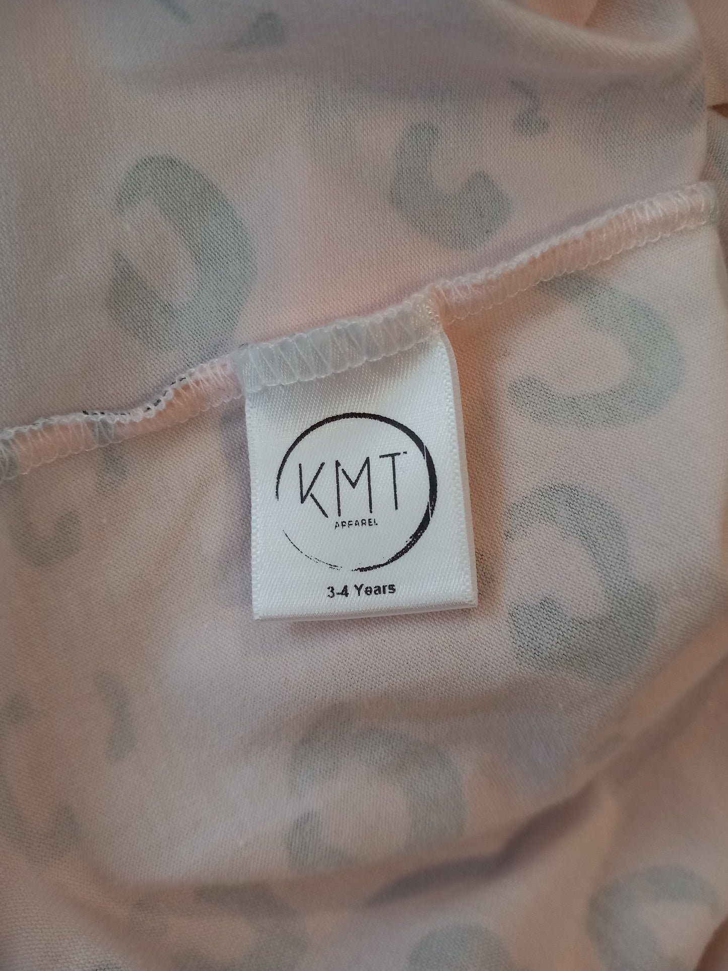 Handmade Animal Print Bow Back Top - Girls 3-4 years - KMT Apparel