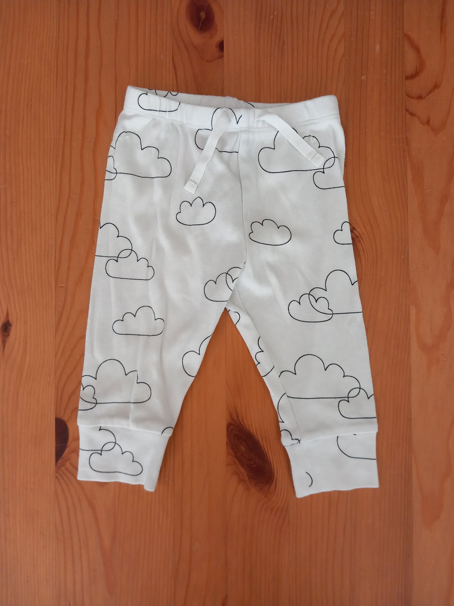 3 x Pairs of Lightweight Trousers With Elasticated Waistbands - Boys 6-12 months - Baby Gap