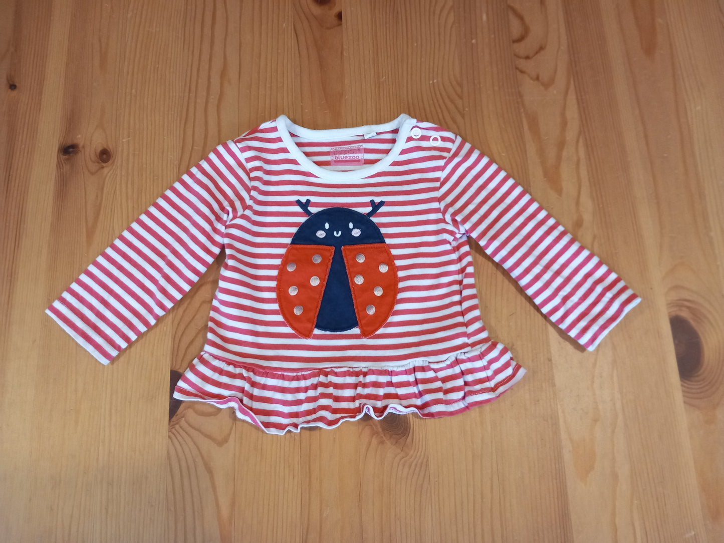 Ladybird & Flowers Long Sleeve Top & Leggings Set - Girls 3-6 months - Bluezoo