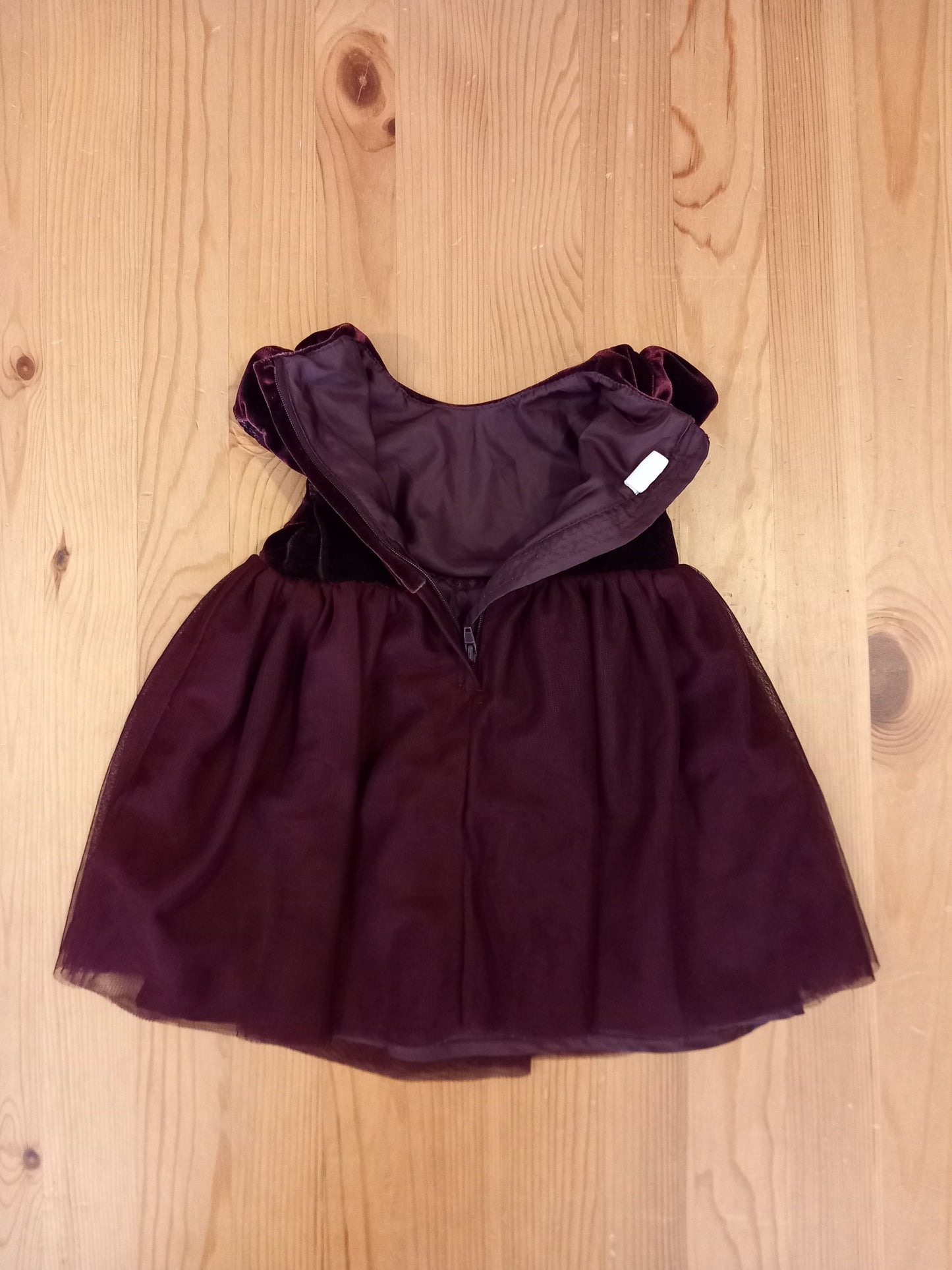 Dark Red Occasionwear Dress - Girls 9-12 months - H&M