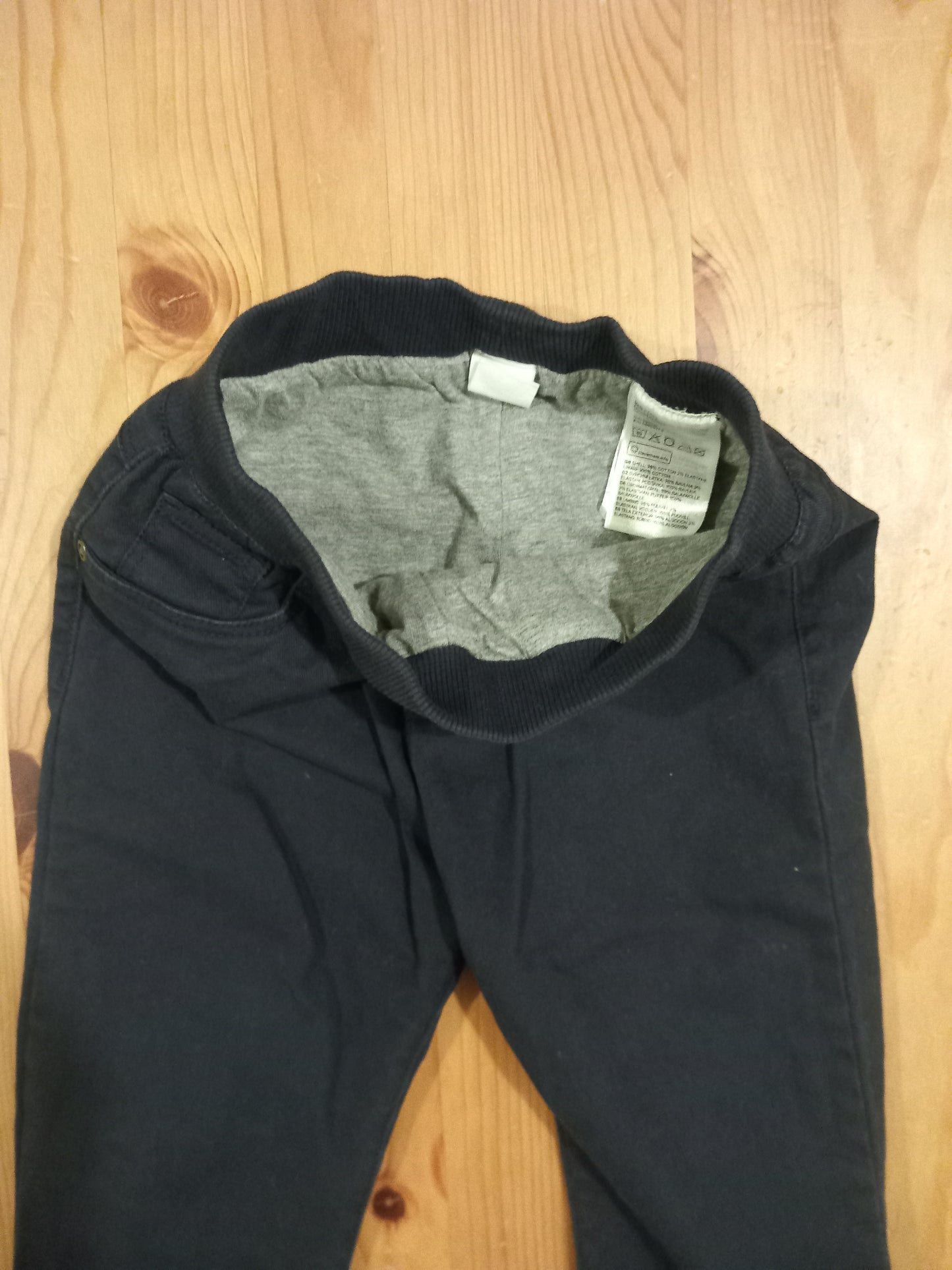 Lined Navy Trousers With Elasticated Waistband - Boys 18-24 months - H&M