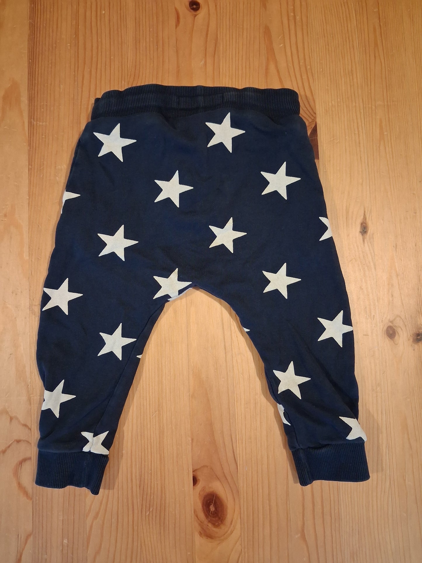 Navy Stars Joggers With Drawstring Waistband - Boys 12-18 months - Next