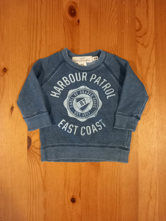 Lightweight Distressed Look Sweatshirt - Boys 4-6 months - H&M