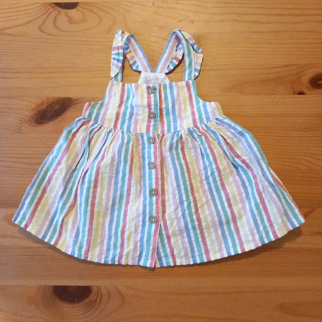 Colourful Striped Dress - Girls up to 1 month - F&F