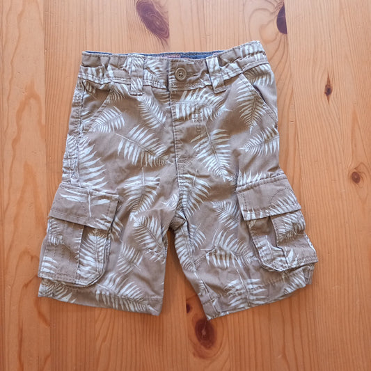 Beige Leaf Print Shorts - Boys 18-24 months - M&S