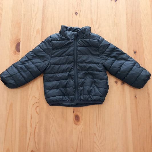 Black Padded Coat (Missing Hood) - Unisex 18-24 months - H&M