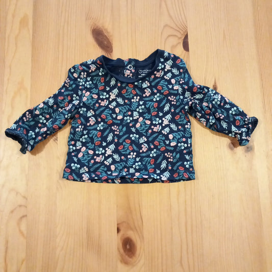 Flowers and Berries Long Sleeve Top - Girls 3-6 months - Primark