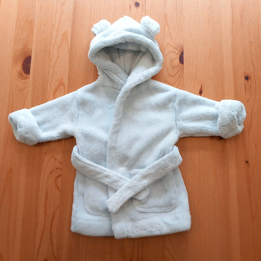 Pale Blue Dressing Gown - Unisex 3-6 months - V By Very