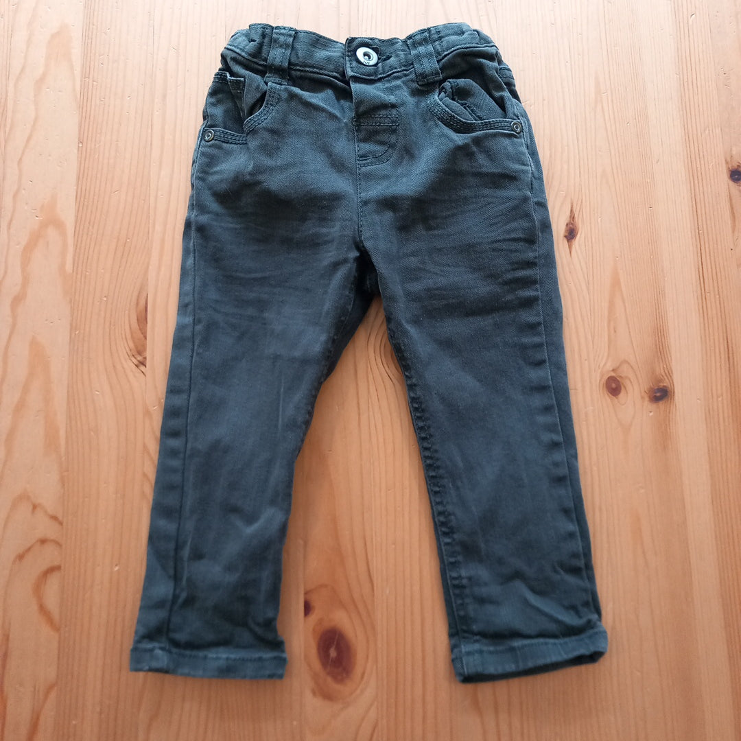 Dark Grey/Black Jeans - Unisex 12-18 months - Nutmeg