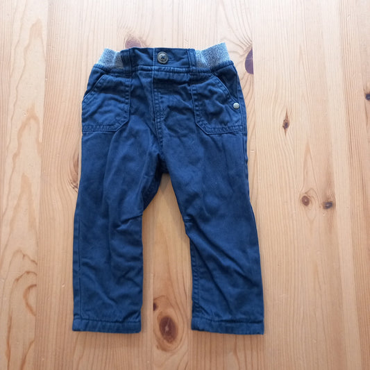 Navy Trousers - Boys 6-9 months - F&F