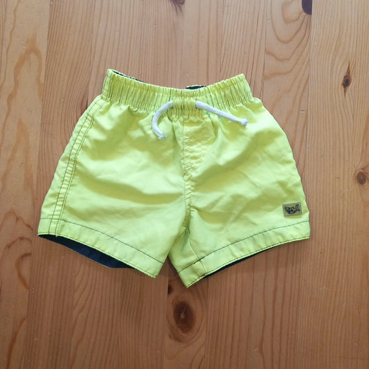 Neon Yellow Swimming Shorts - Boys 9-12 months - Primark
