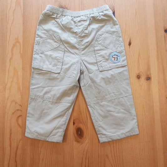 Cream Lined Trousers - Boys 9-12 months - Cherokee