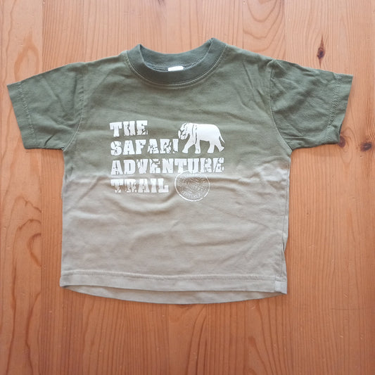 Green To Beige Safari T-Shirt - Boys 12-18 months - Tiny Ted