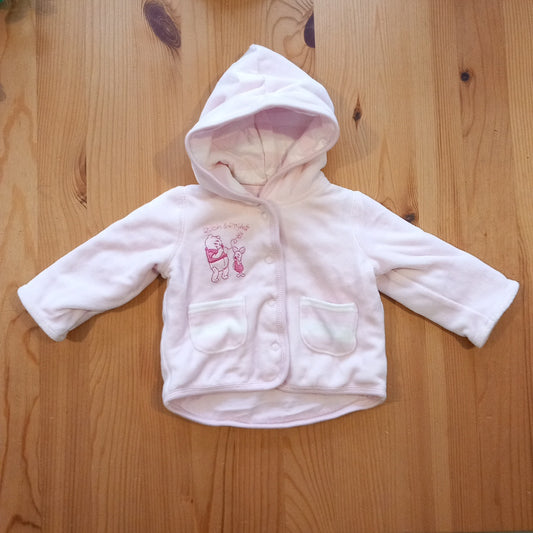 Pink Pooh and Piglet Soft Feel Lined Jacket - Girls First Size - George